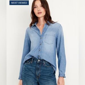 Chambray Denim Button Down